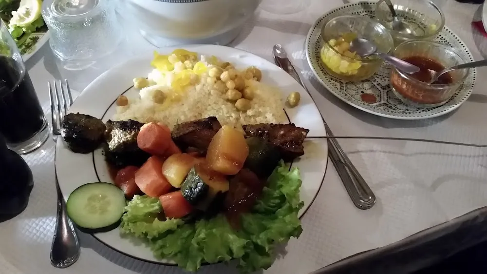 Couscous Brochettes de Bœuf